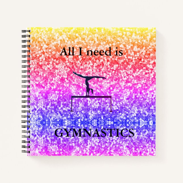 Carnet GYMNASTICS - Tout ce dont j'ai besoin est G (Devant)