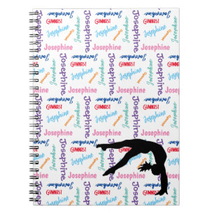 Carnet Gymnastique Danse Chevaucher son nom & Sport parto