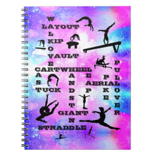 Carnet Gymnastique Féminine Compétences Gymnaste Mots Cro