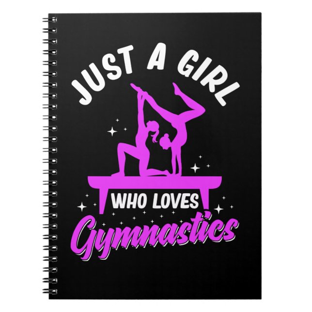 Carnet Gymnastique fille acrobatique Gymnaste fille (Devant)