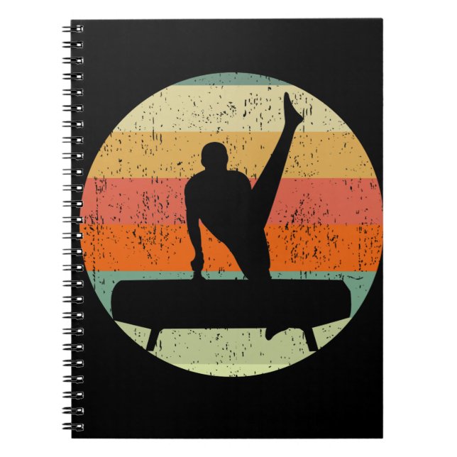 Carnet Gymnastique masculine Gymnaste masculine au couche (Devant)
