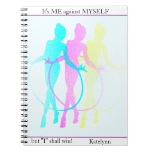 Carnet Gymnastique rythmique me réfléchit, moi, moi et mo