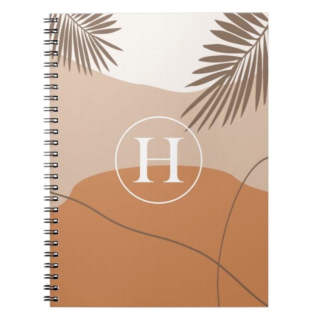 Carnet H - Lettre monographie initiale H Conception abstr (Devant)