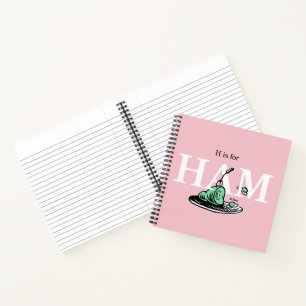 Carnet "H pour JAMBON" Conception de l'alphabet