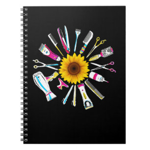 Carnet Hair Styliste Barber Tools Floral