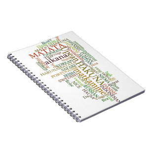 Carnet Hakuna Matata Global Word Cloud Art