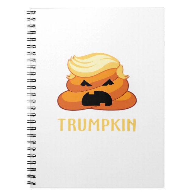 Carnet Halloween amusant pour Trumpkin Poop (Devant)