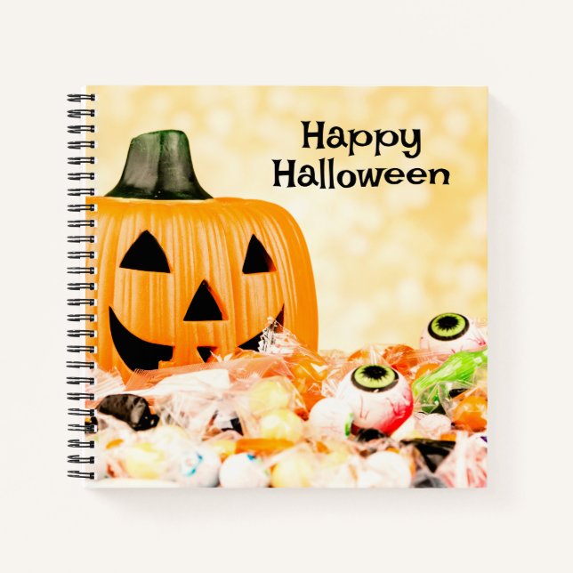 Carnet Halloween Candy Jack olantern (Devant)