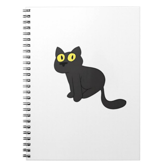 Carnet Halloween Chat Éffrayant et élégant S inspiré Feli (Devant)