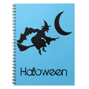 Carnet - Halloween Flying Witch