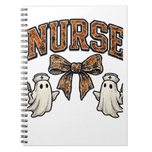Carnet Halloween Infirmière Scary Coquette Bow Classic T-