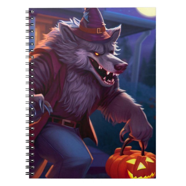 Carnet Halloween/loup-garou/automne/automne (Devant)