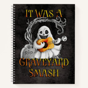 Carnet Halloween Monster Mash Ghost Graveyard Smash