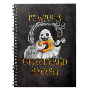 Carnet Halloween Monster Mash Ghost Graveyard Smash