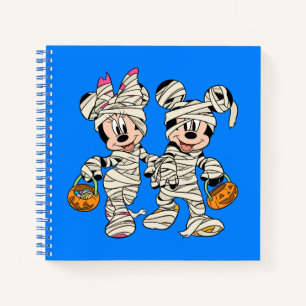 Carnet Halloween Mummy Mickey & Minnie