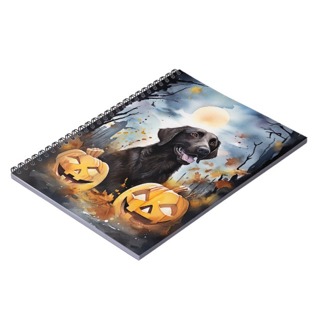 Carnet Halloween Nouvelle-Écosse avec la peur Citrouille (Côté gauche)