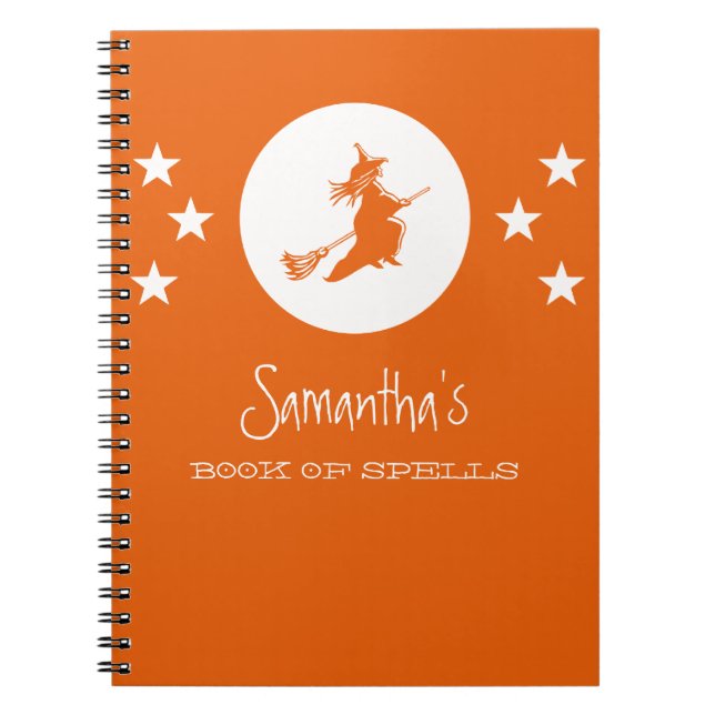 Carnet Halloween, Orange (Devant)