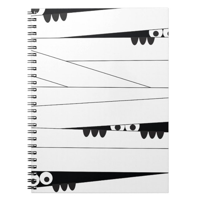 Carnet Halloween Peeking maman (Devant)