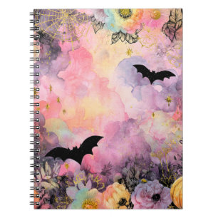 Carnet Halloween rose