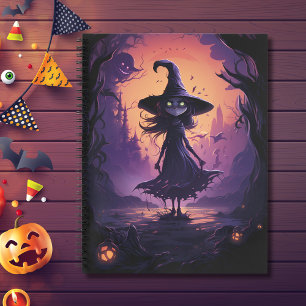Carnet Halloween sorcière effrayante