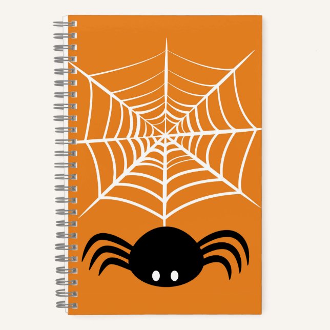 Carnet Halloween Spider Web (Recto)