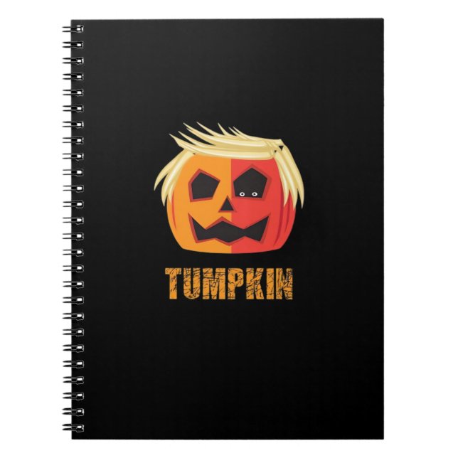 Carnet Halloween Trumpkin (Devant)