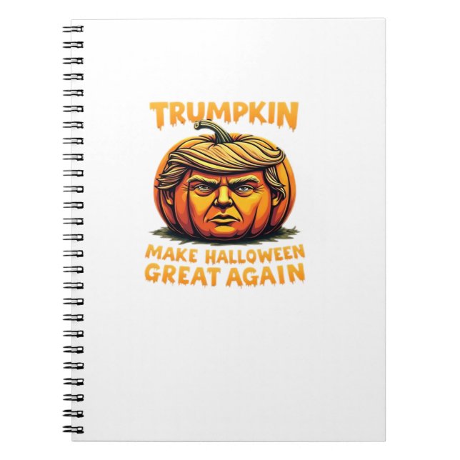 Carnet Halloween Trumpkin rendre Halloween grand à nouvea (Devant)