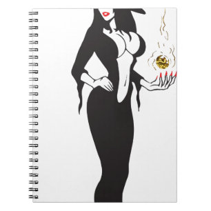 Carnet halloween vamp witch