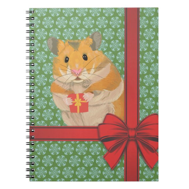 Carnet Hammy Christmas Hamster Noël (Devant)
