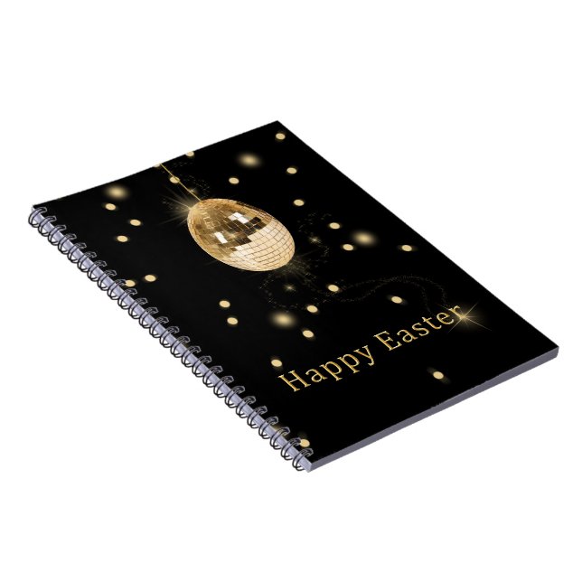 Carnet Happy Easter Gold Disco Ball (Côté Droit)