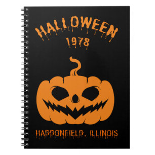 Carnet Happy Halloween 1978 Haddonfield, Illinois