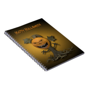 Carnet Happy Halloween Citrouille Tree