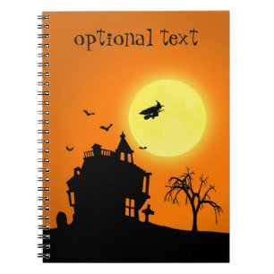 Carnet Happy Halloween Silhouette paysage