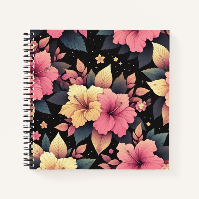 Carnet Happy Hibiscus (Devant)
