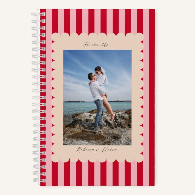 Carnet Happy Valentine's Day Custom Photograph Modern (Recto)