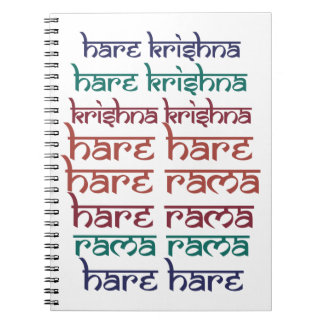 Carnet Hare Krishna Hare Krishna Mantra Chantant l'hindou