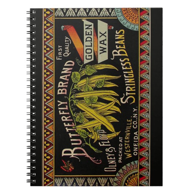 Carnet Haricot Label Légume Pays (Devant)
