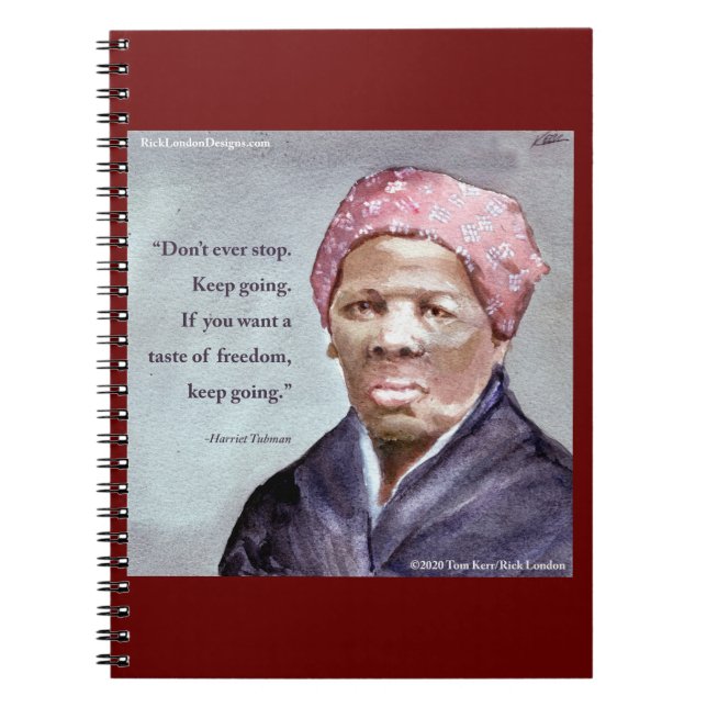 Carnet Harriet Tubman & Citation (Devant)