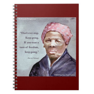 Carnet Harriet Tubman & Quote
