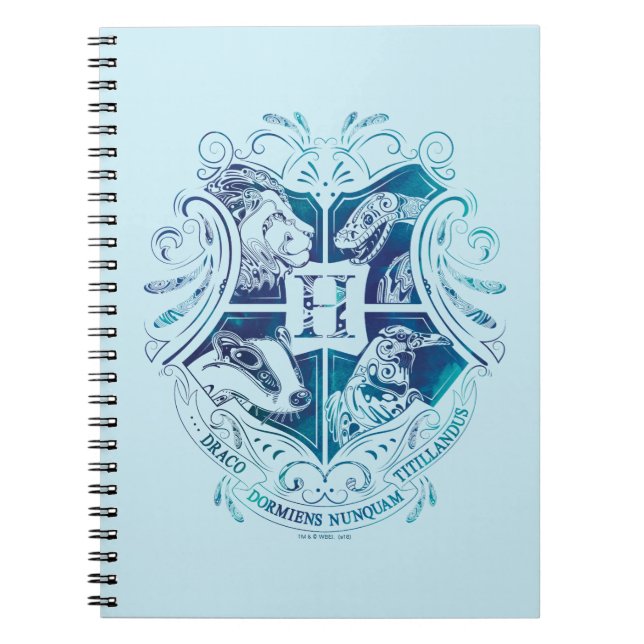 Carnet Harry Potter | Aguamenti HOGWARTS™ Crest (Devant)