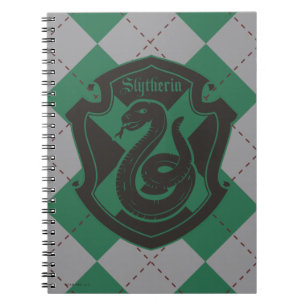 Carnet Harry Potter Blason de fierté de la maison Serpe