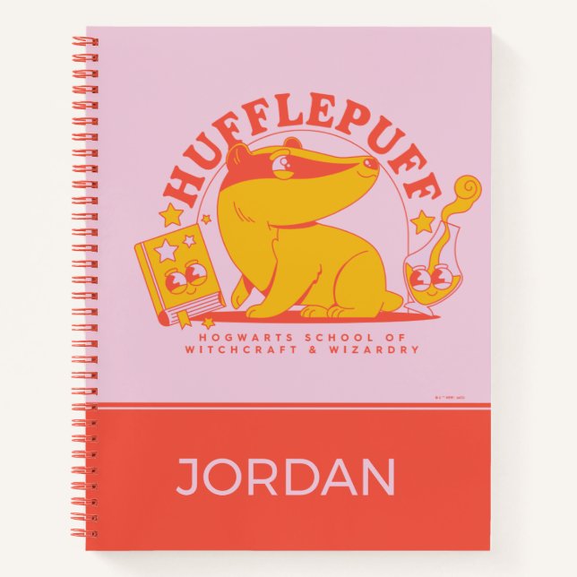 Carnet HARRY POTTER™ | Cute HUFFLEPUFF™ (Devant)