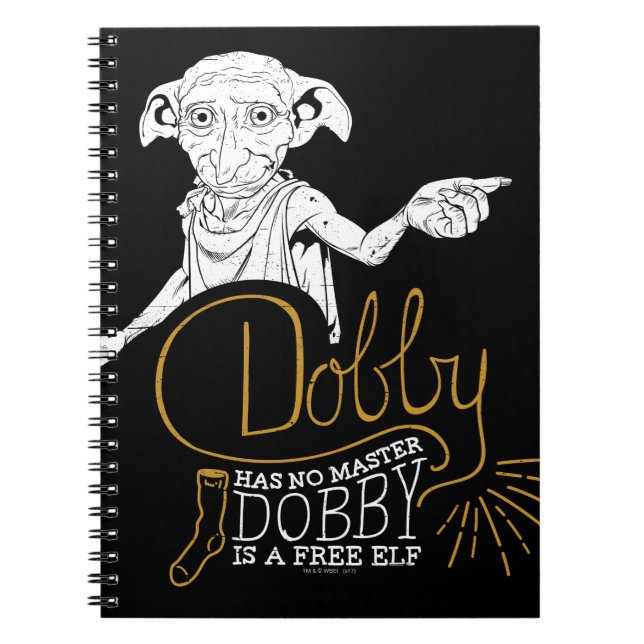 Carnet Harry Potter | Dobby N'A Pas De Maître (Devant)