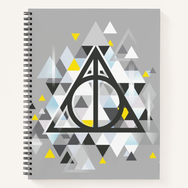 Carnet Harry Potter | Geometric Deathly Hallows (Devant)