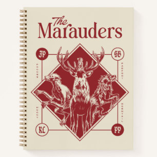 Carnet HARRY POTTER™ Les Marauders Animagus Graphisme