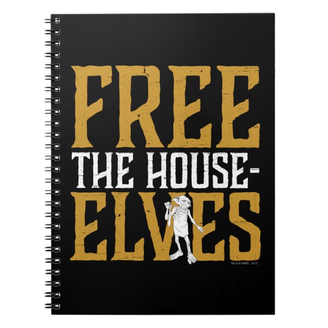 Carnet Harry Potter | Libérez La Maison Elves (Devant)