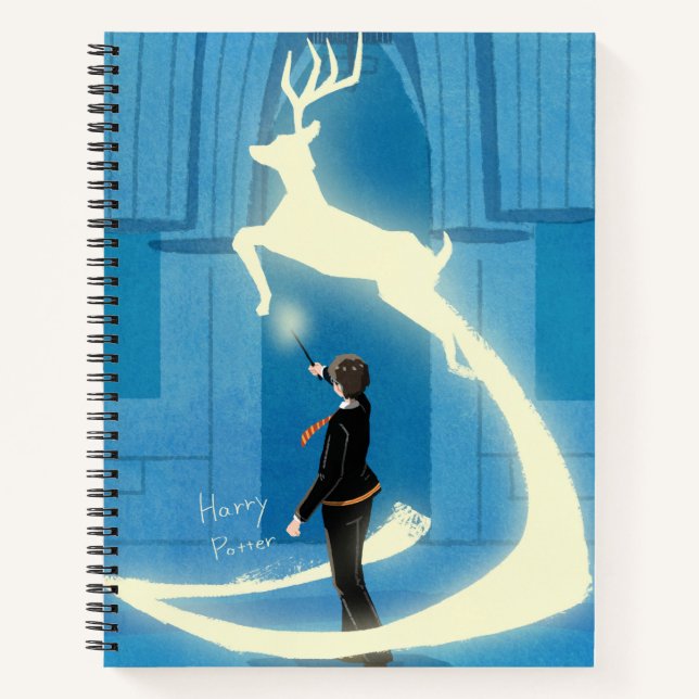 Carnet HARRY POTTER™ Peinture du Patronus (Devant)