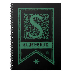 Carnet Harry Potter Slytherin Monogram Banner