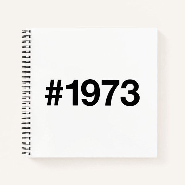 Carnet Hashtag 1972 53 Anniversaire (Devant)