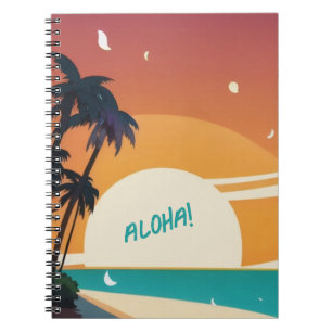 Carnet Hawaiian/Aloha/Tropical/plage